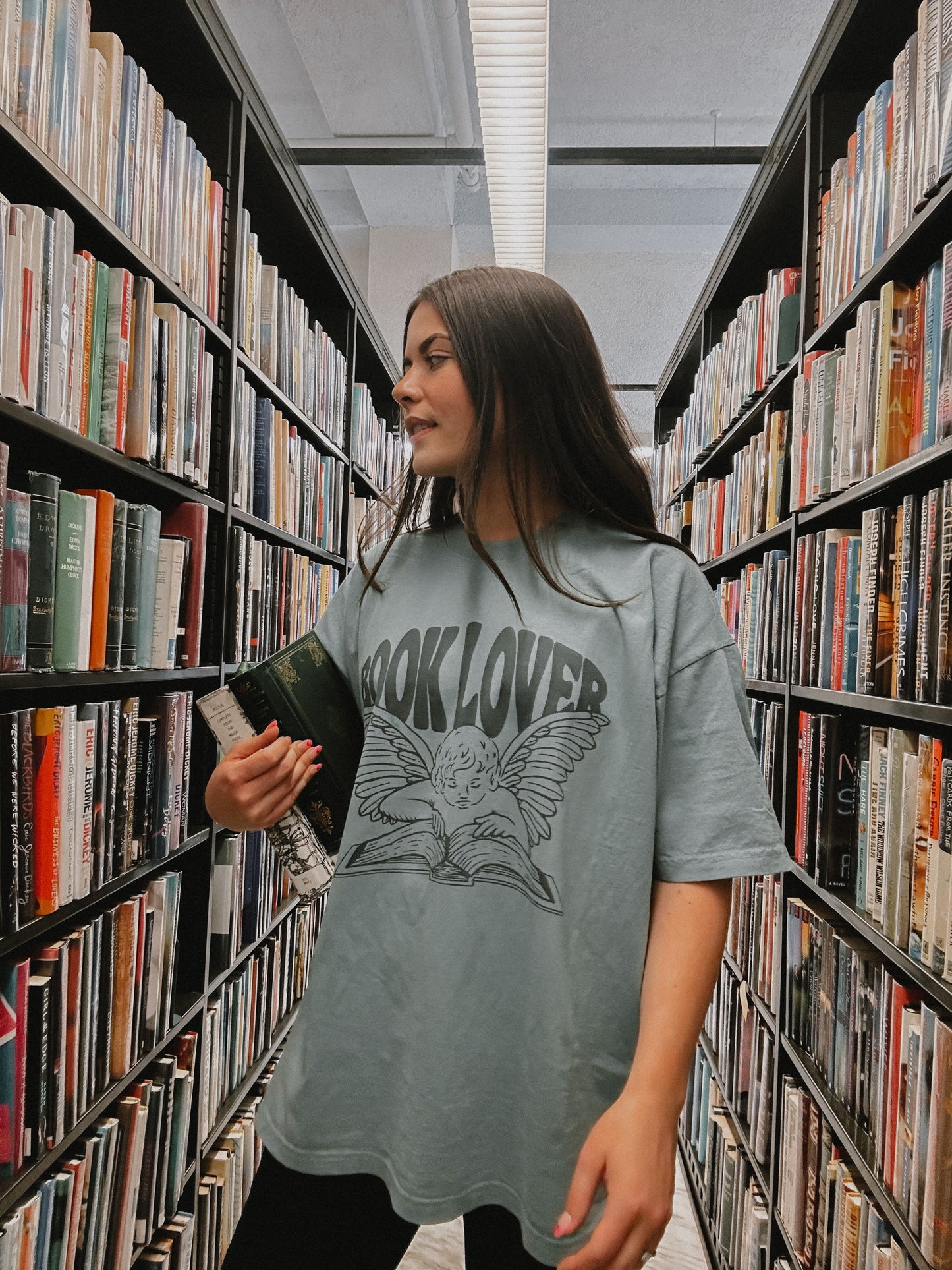 Book Lover 'Boxy' T-Shirt